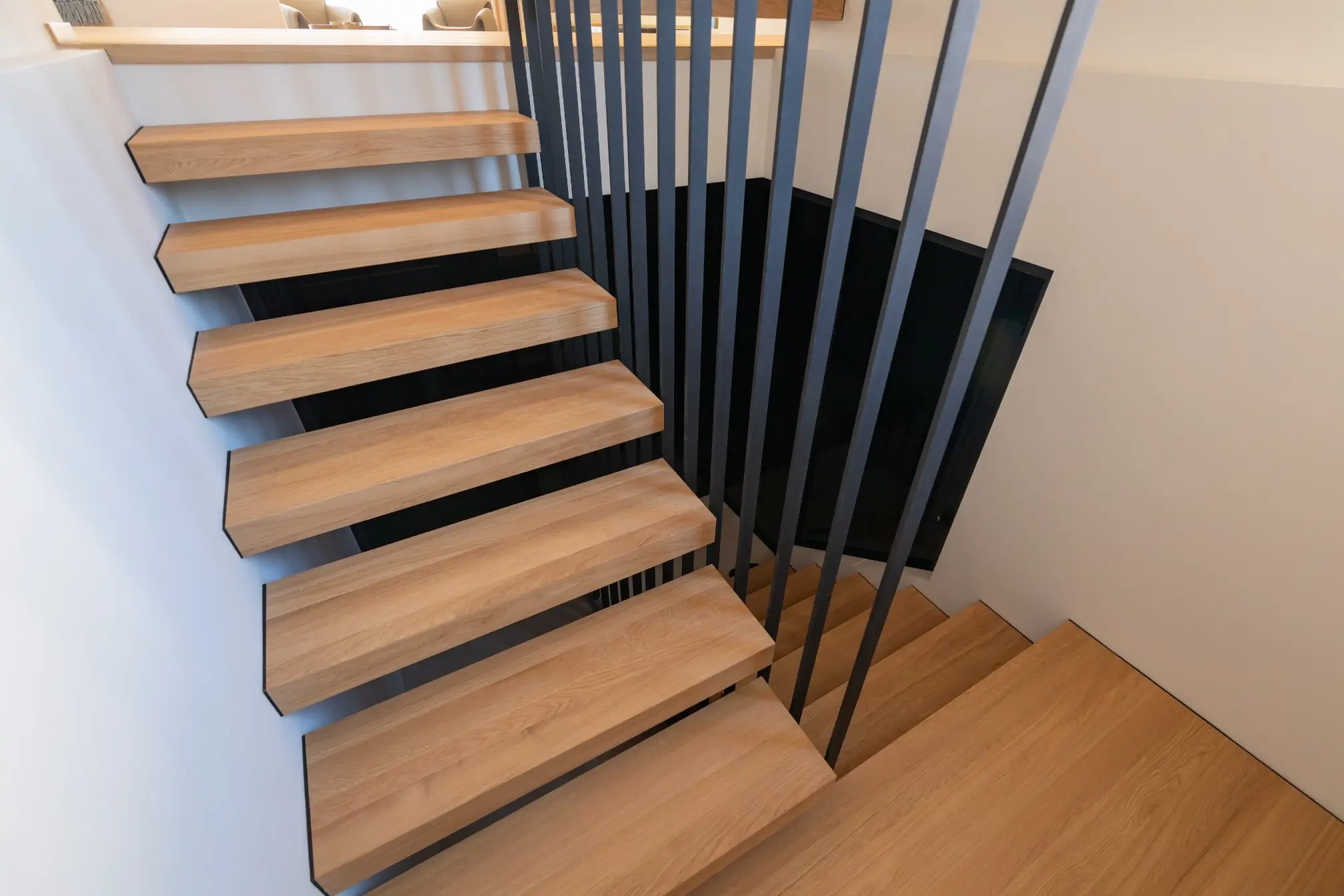 Trepte Rezidențiale - Configurație cu trepte de viraj